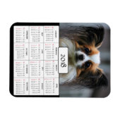 Gepersonaliseerde hondenfoto 2018 kalender magneet (Horizontaal)