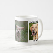 Gepersonaliseerde hondenfoto - beste hond ooit koffiemok (Voorkant rechts)