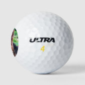 Gepersonaliseerde hondenfoto - Hondenliefhebber Golfballen (Logo)