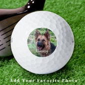 Gepersonaliseerde hondenfoto - Hondenliefhebber Golfballen