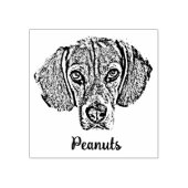 Gepersonaliseerde hondenfoto, huisdier rubberstempel (Afrduk)