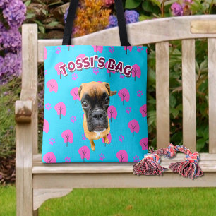 Gepersonaliseerde hondenfoto - Leuk & Zoet Nieuw H Tote Bag