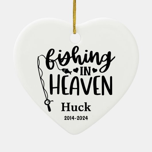 Gepersonaliseerde hondenfoto Memorial-Gevist in de Keramisch Ornament (Achterkant)