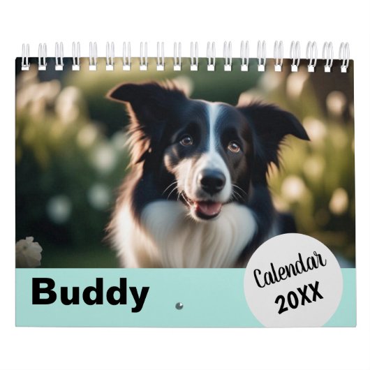 Gepersonaliseerde hondenfoto's Pet Year Creëer You Kalender (Hoes)