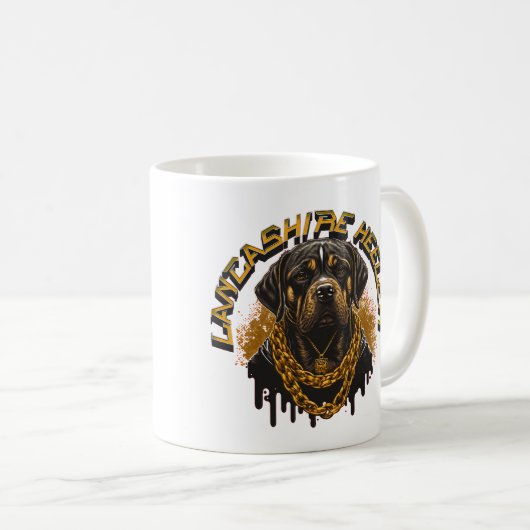 Gepersonaliseerde hondengezicht Mok - Custom Pet P (Voorkant rechts)