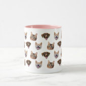 Gepersonaliseerde Hondengezicht Mok, Hond Kat Mam  Mok (Midden)