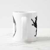 Gepersonaliseerde hondenhond-Mok - Aangepaste hond Grote Koffiekop (Achterkant)