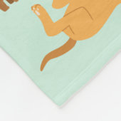 Gepersonaliseerde hondenliefde voor jou en je kind fleece deken (Hoek)