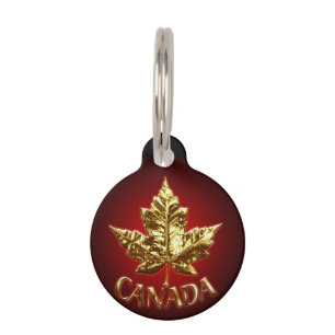 Gepersonaliseerde hondenpenningen van Canada Canad Huisdierpenning