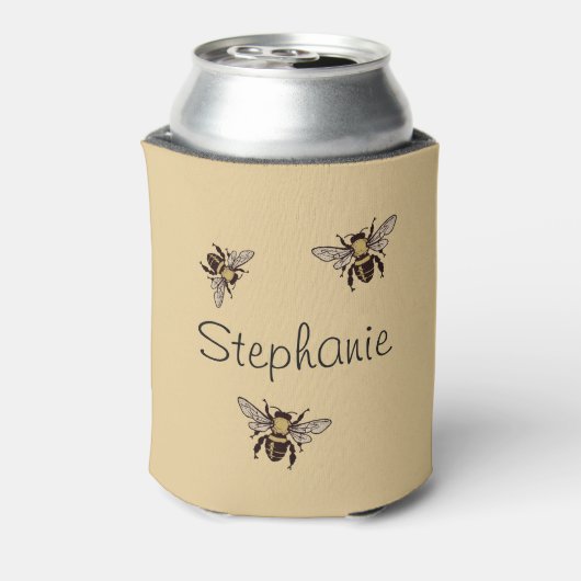 Gepersonaliseerde Honey Bee Koelbox Blikjeskoeler (Blikje Achterkant)