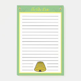 Gepersonaliseerde Honey Bee to Do lijst Post-it® Notes