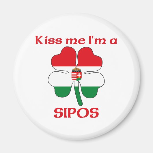 Gepersonaliseerde Hongaarse kus me ik ben sipos Magneet (Voorkant)