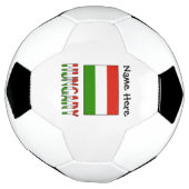 Gepersonaliseerde Hongaarse vlag  Voetbal (Gedraaid)