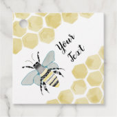 Gepersonaliseerde Honing Bee Favor Gift Label (Voorkant)