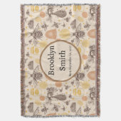 Gepersonaliseerde Honing Bumblebee Deken (Voorkant Verticaal)