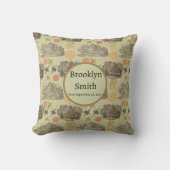 Gepersonaliseerde  Honing Bumblebee Sage Kussen (Voorkant)