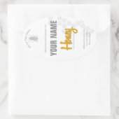 Gepersonaliseerde Honing Fles Custom Label (Tas)