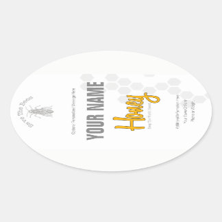 Gepersonaliseerde Honing Fles Custom Label