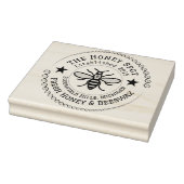 Gepersonaliseerde Honing Label & Verpakkingsstempe Rubberstempel (Stempel)