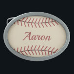 Gepersonaliseerde Honkbal Belt Gesp Gift<br><div class="desc">Het ontwerp komt uit de oorspronkelijke kunst.</div>