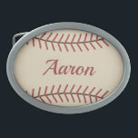 Gepersonaliseerde Honkbal Belt Gesp Gift<br><div class="desc">Het ontwerp komt uit de oorspronkelijke kunst.</div>