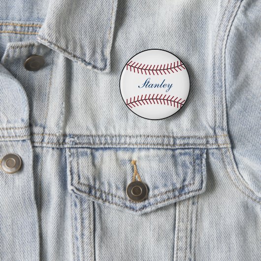 Gepersonaliseerde honkbal Button (In situ)