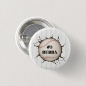 Gepersonaliseerde honkbal Button (Voorkant /achterkant)