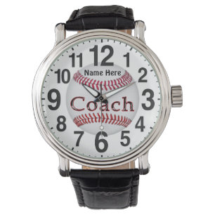 Gepersonaliseerde Honkbal Coach Gifts HONKBAL HORL Horloge