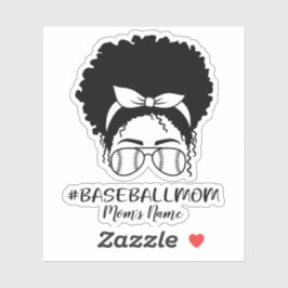 Gepersonaliseerde honkbal mam Sticker