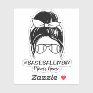 Gepersonaliseerde honkbal mam Sticker