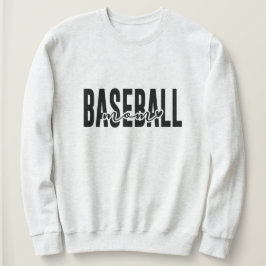Gepersonaliseerde honkbal mama aangepaste sweatshi trui