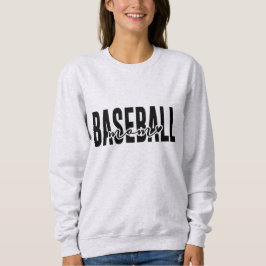 Gepersonaliseerde honkbal mama aangepaste sweatshi trui