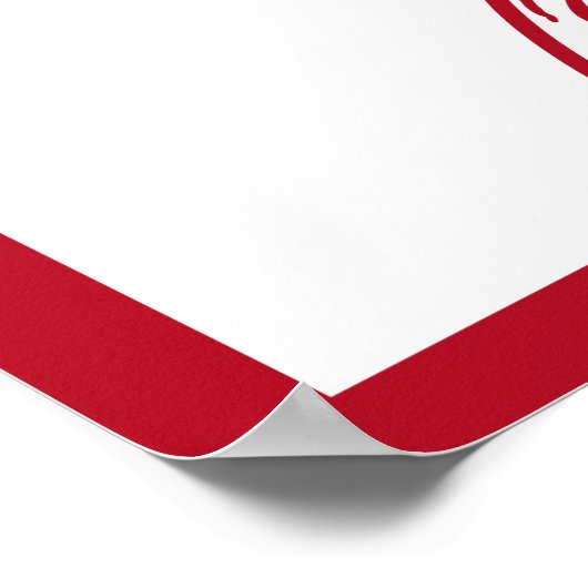 Gepersonaliseerde honkbal moeder naam poster (Hoek)