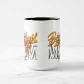 Gepersonaliseerde Honkbal MoM Coffee Mok (Midden)