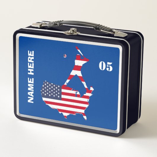 Gepersonaliseerde  honkbal naam nummer (Voorkant)