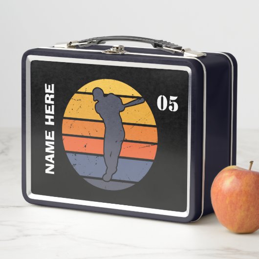 Gepersonaliseerde honkbal naam nummer (In situ)