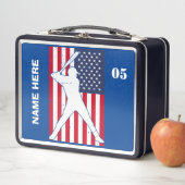 Gepersonaliseerde honkbal naam nummer (In situ)