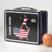 Gepersonaliseerde  honkbal naam nummer (In situ)