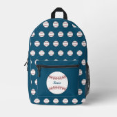 Gepersonaliseerde honkbal rugzak (Voorkant)