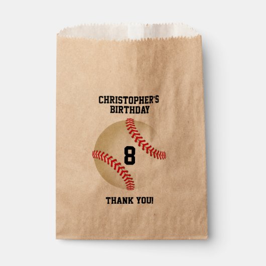 Gepersonaliseerde honkbal softbal bedankzakje (Voorkant)