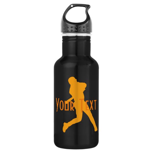 Gepersonaliseerde Honkbal Sport Hobby Waterfles (Voorkant)
