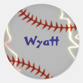 Gepersonaliseerde honkbal stickers