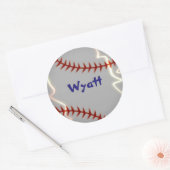 Gepersonaliseerde honkbal stickers (Envelop)