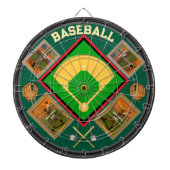 Gepersonaliseerde honkbal UW FOTO'S Dartbord (Voorkant)