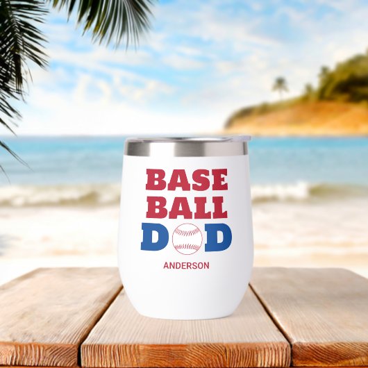 Gepersonaliseerde honkbal vader vaderdag (Strand)