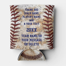 Gepersonaliseerde honkbal voor coaches, spelers blikjeskoeler