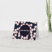 Gepersonaliseerde honkbalbriefkaarten gevouwen bedankkaart (Voorkant)