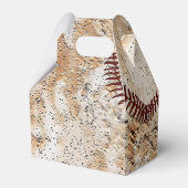 Gepersonaliseerde  honkbalpartij gunsten dozen bedankdoosjes (Achterkant)