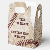 Gepersonaliseerde  honkbalpartij gunsten dozen bedankdoosjes (Geopend)