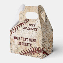 Gepersonaliseerde  honkbalpartij gunsten dozen